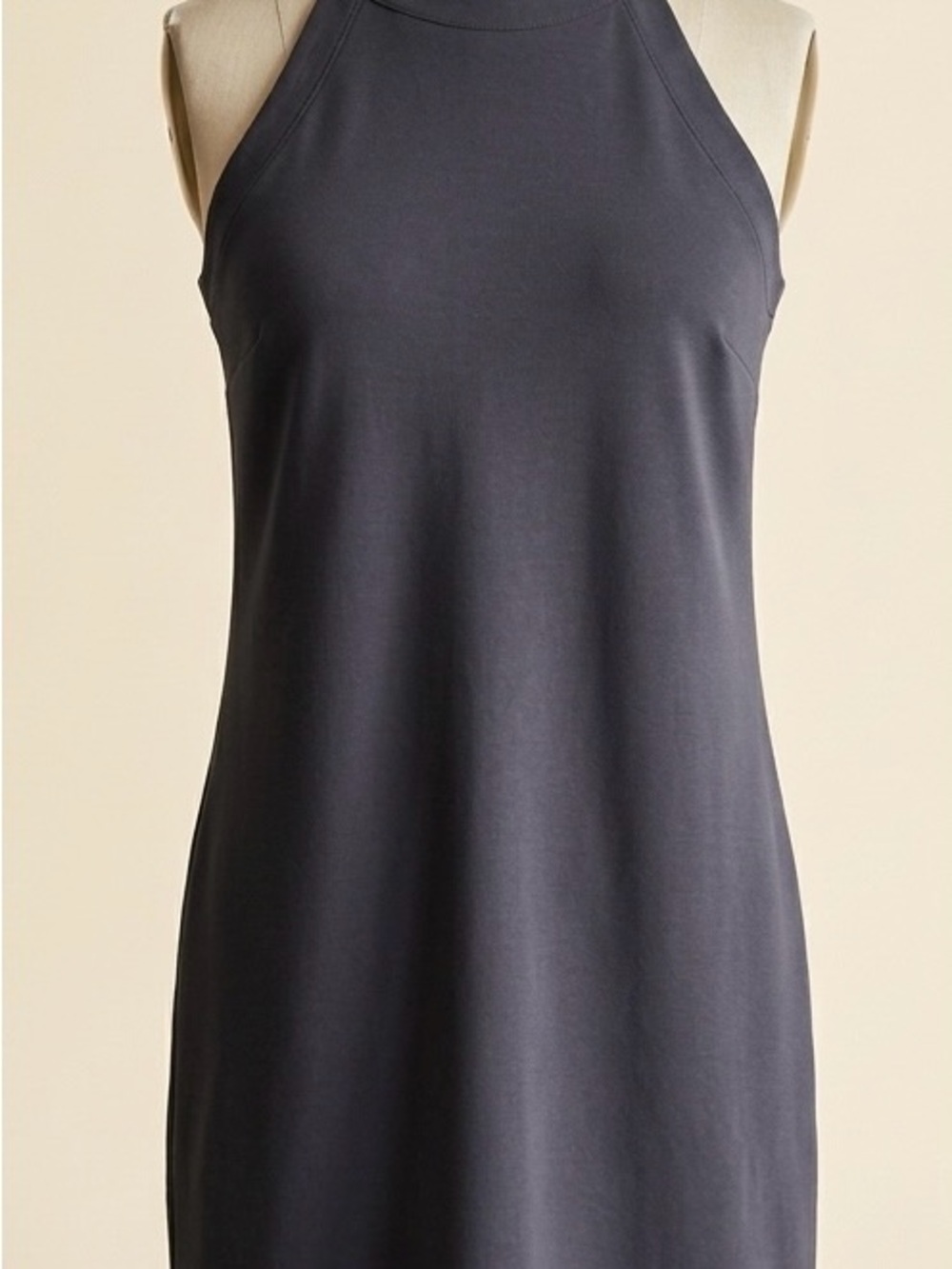 Spanx Halter Mock Neck Sleeveless Midi Dress Size 1X